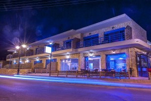 Haven Beach hotel building night